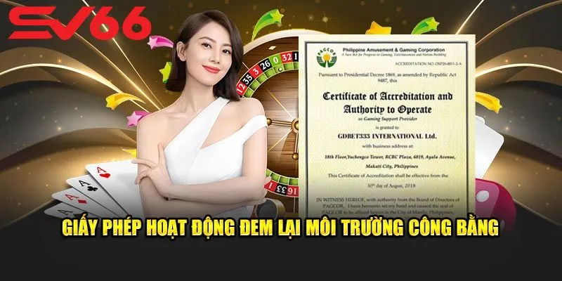 Quy trình đạt chứng nhận hoạt động hợp pháp
